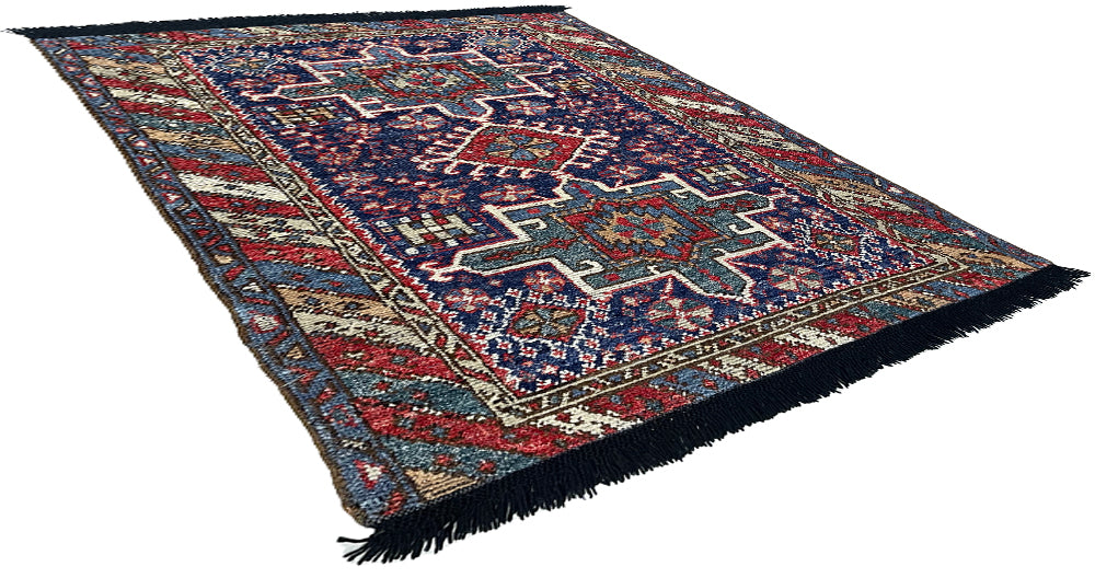 3'4"x4'4" Burano Karaja Hand Knotted