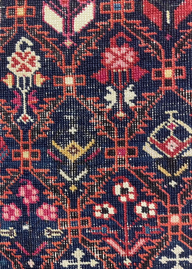 3'4"x4'8" Karabough Prayer Rug Hand Knotted