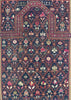3'4"x4'8" Karabough Prayer Rug Hand Knotted