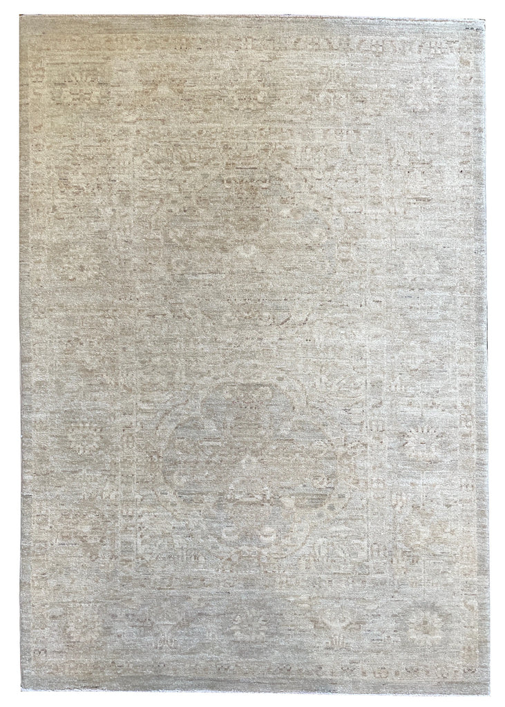 3'4"x4'8" Peshawar Hand Knotted