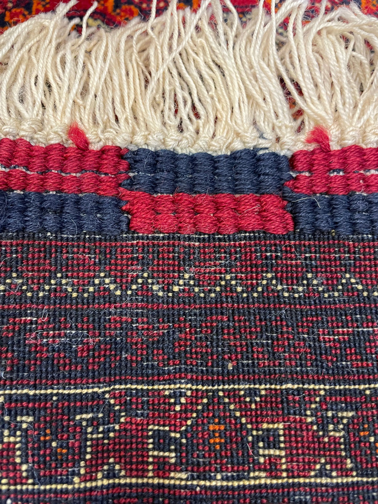 3'4"x4'9" Khoja Roshna Hand Knotted