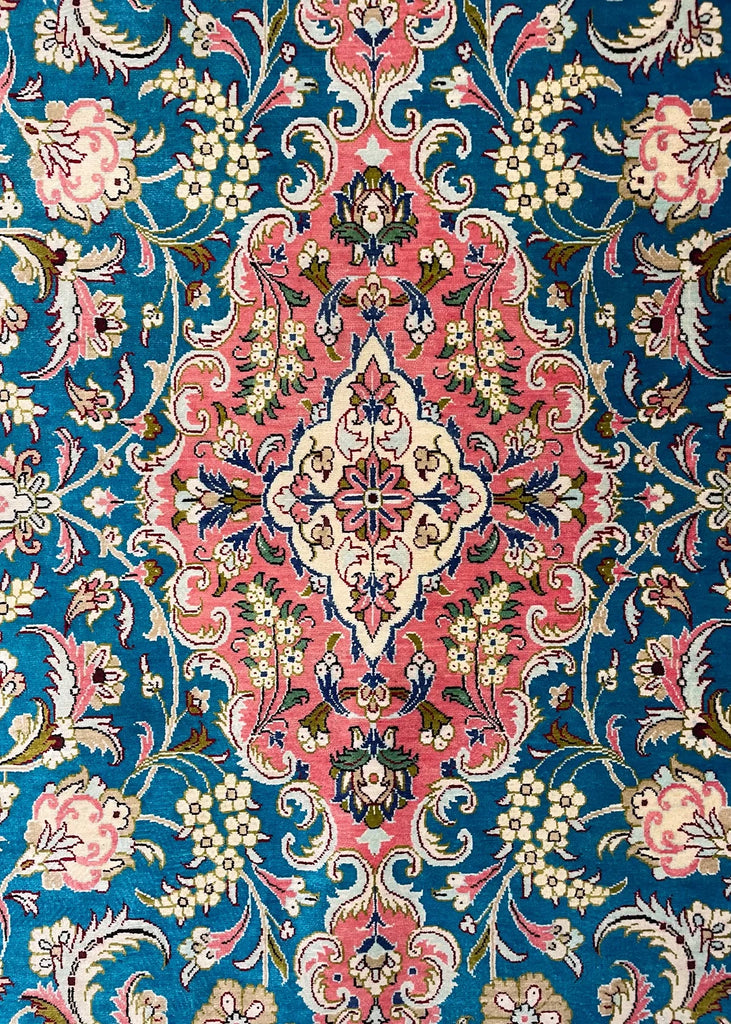 3'4"x5'1" Qum Hand Knotted