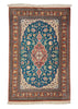 3'4"x5'1" Qum Hand Knotted