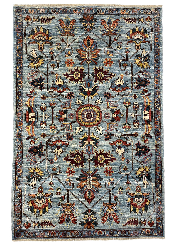 3'4"x5'2" Mahal Hand Knotted