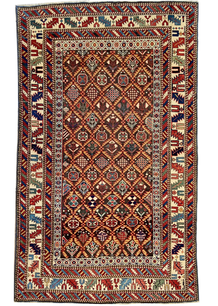3'4"x5'5" Kuba / Shirvan (s) Hand Knotted