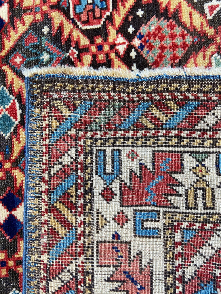 3'4"x5'5" Kuba / Shirvan (s) Hand Knotted
