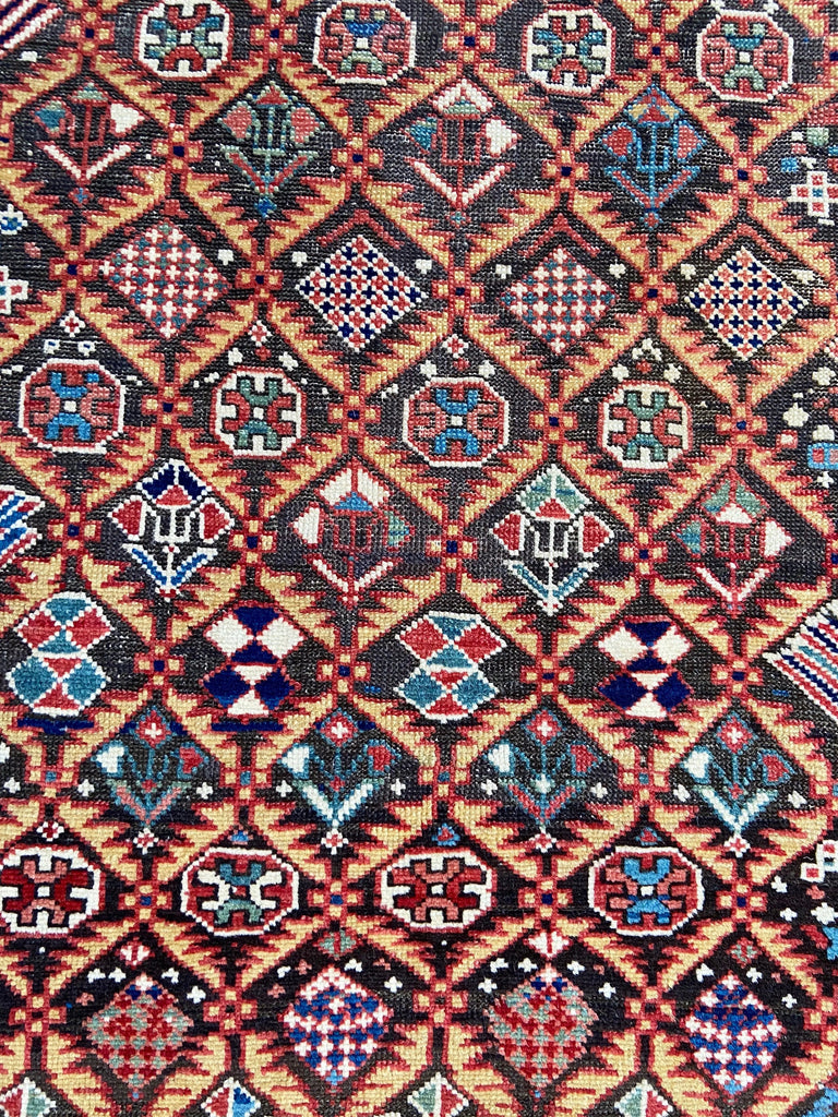 3'4"x5'5" Kuba / Shirvan Hand Knotted