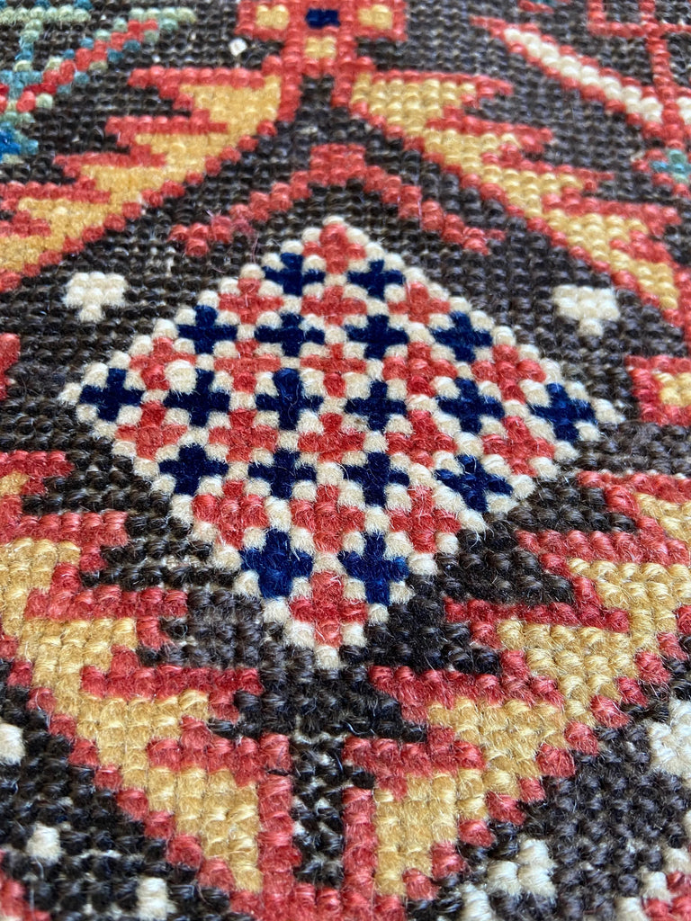 3'4"x5'5" Kuba / Shirvan Hand Knotted