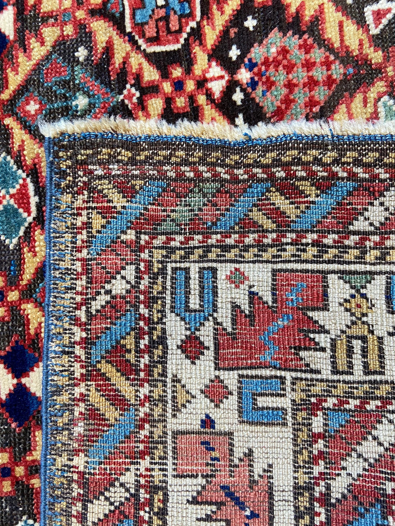 3'4"x5'5" Kuba / Shirvan Hand Knotted