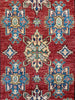 3'4"x5' Afghan-Kazak Hand Knotted
