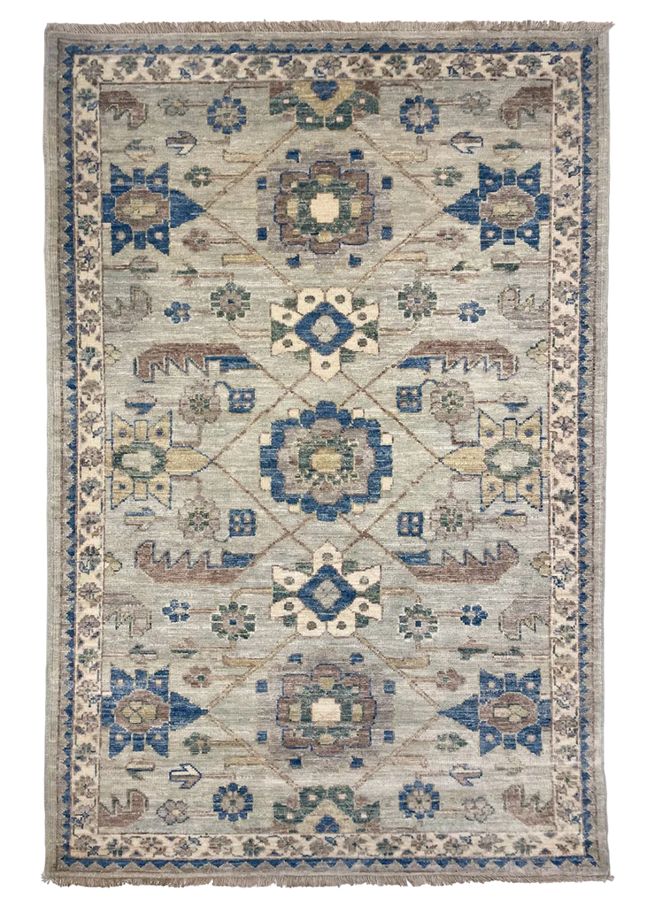 3'4"x5' Tabriz Hand Knotted