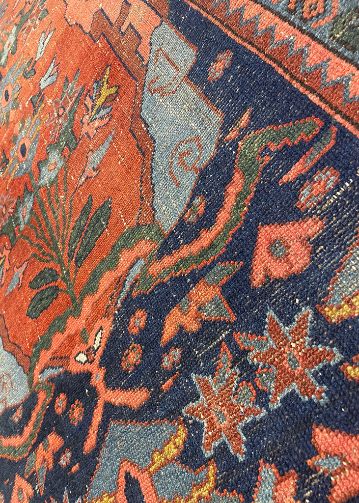 3'4"x6'8" Nahavand Hand Knotted