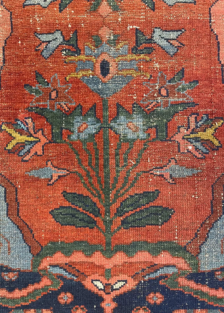 3'4"x6'8" Nahavand Hand Knotted