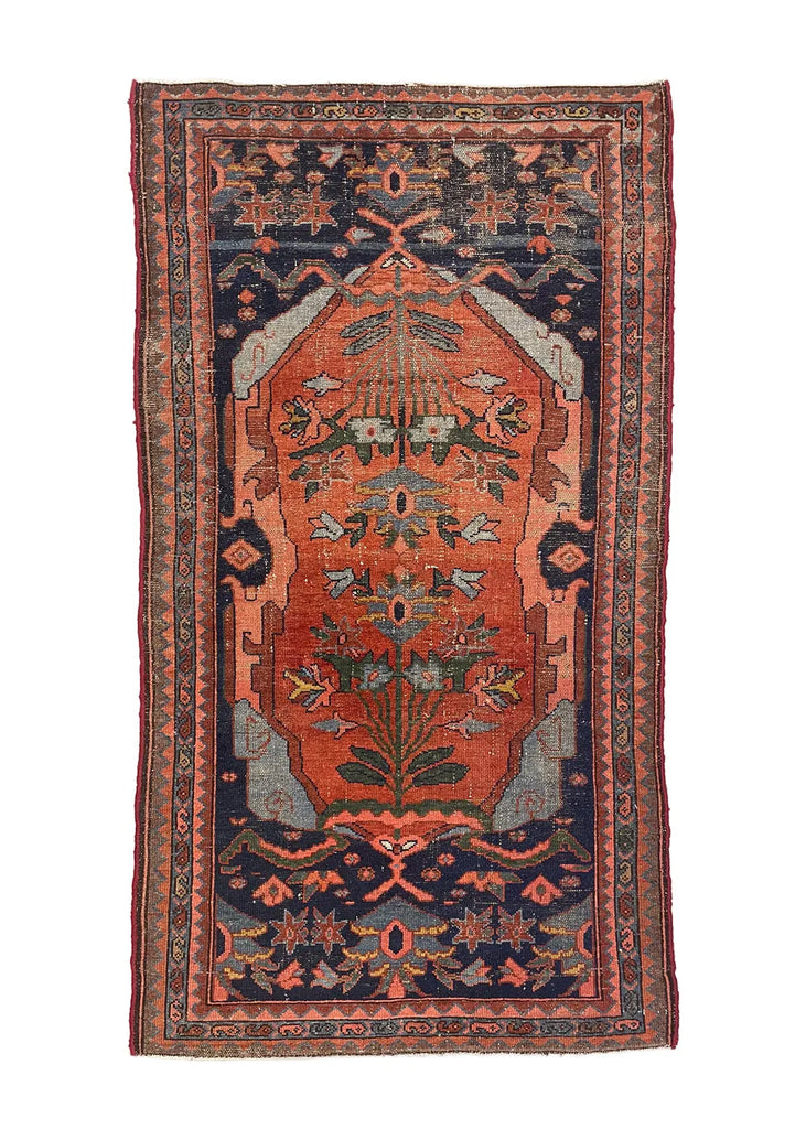 3'4"x6'8" Nahavand Hand Knotted