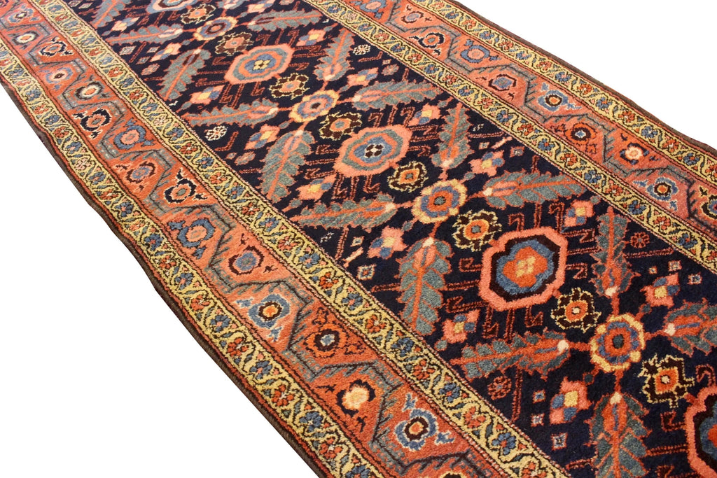 3'5"x15'9" Kolyai Kurdish Hand Knotted