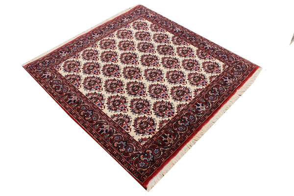 3'5"x3'6" Afshari Bidjar Hand Knotted