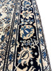3'5"x4'10" Farahan Sarouk Hand Knotted