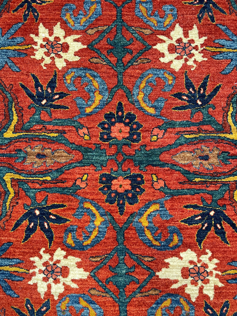 3'5"x4'11" Halvai Bidjar Hand Knotted