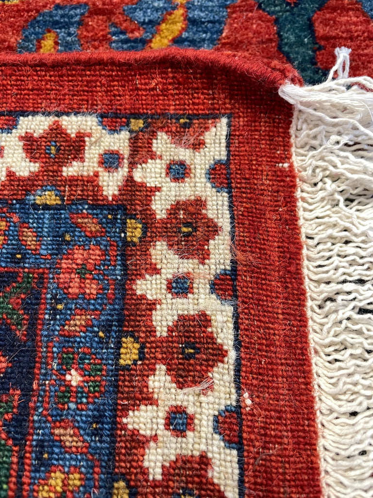 3'5"x4'11" Halvai Bidjar Hand Knotted