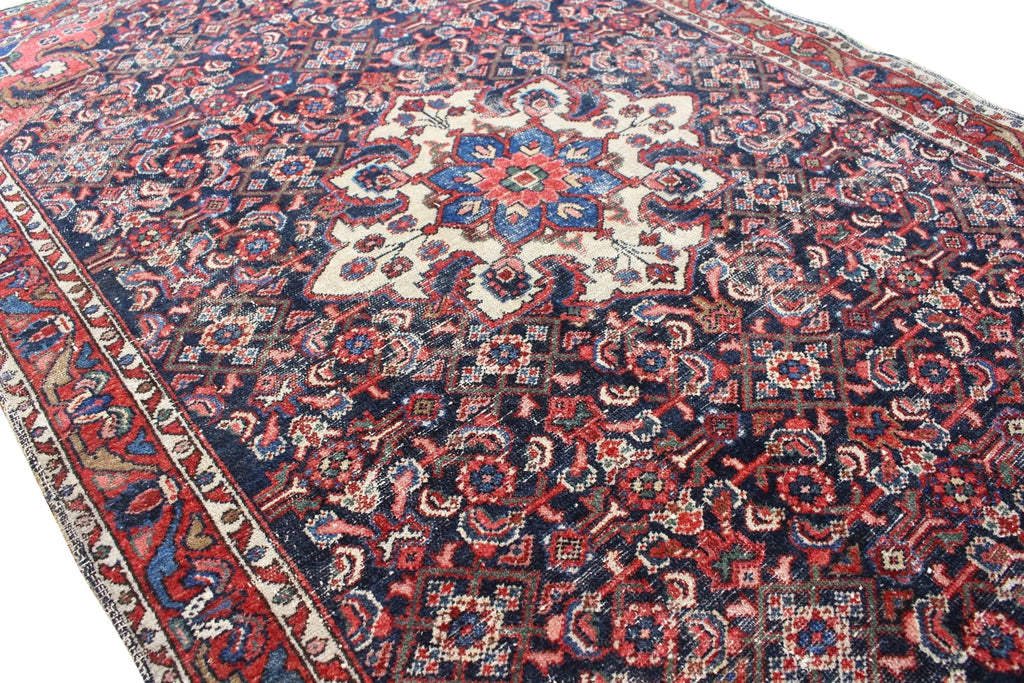 3'5"x4'11" Komat Hamadan Hand Knotted