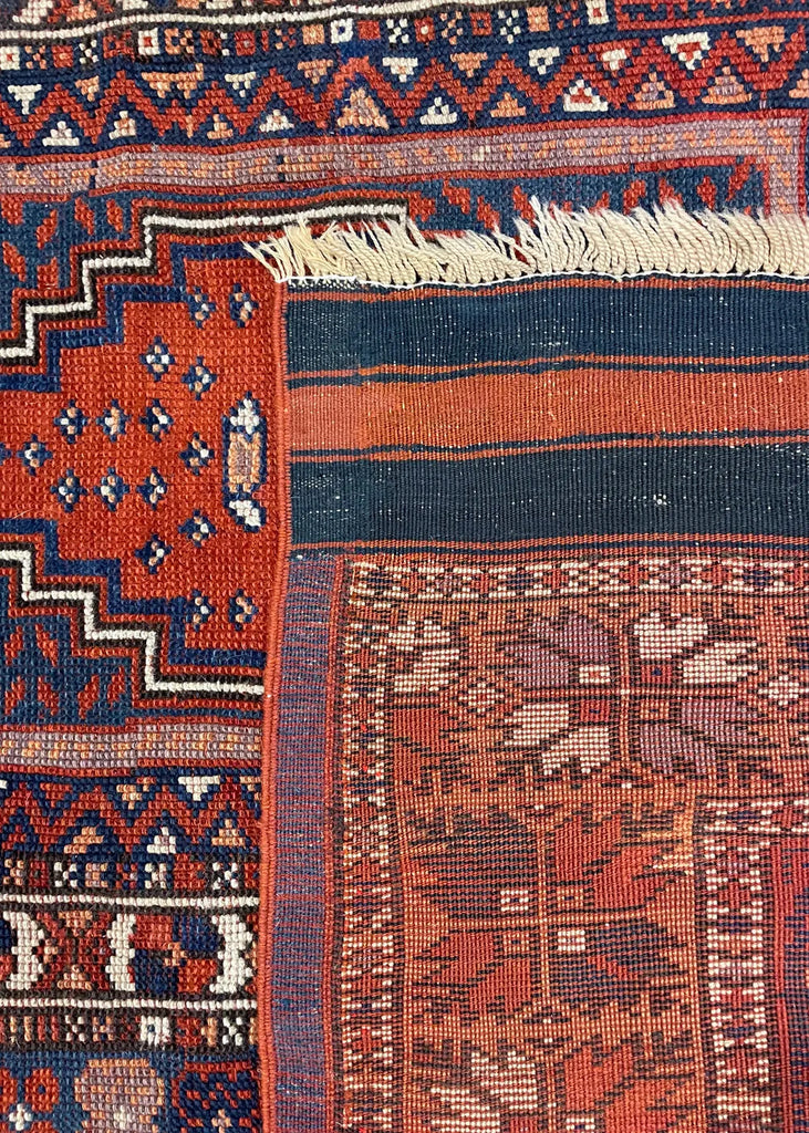 3'5"x4'6" Balikesir Yagcebedir Hand Knotted