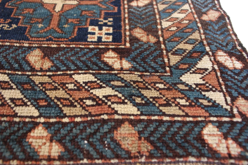 3'5"x4'6" Kuba Hand Knotted