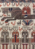 3'5"x5'10" Pictorial Baluch Hand Knotted
