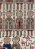 3'5"x5'10" Pictorial Baluch Hand Knotted