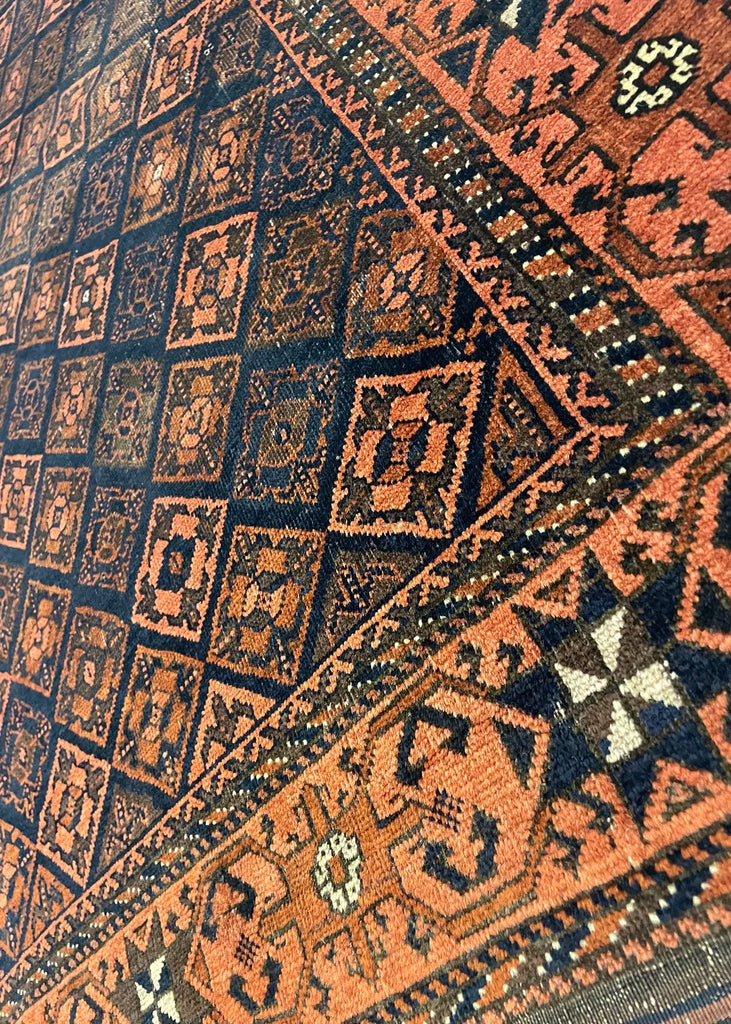 3'5"x5'11" Khorassan Baluch hand hooked