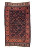 3'5"x5'11" Khorassan Baluch hand hooked