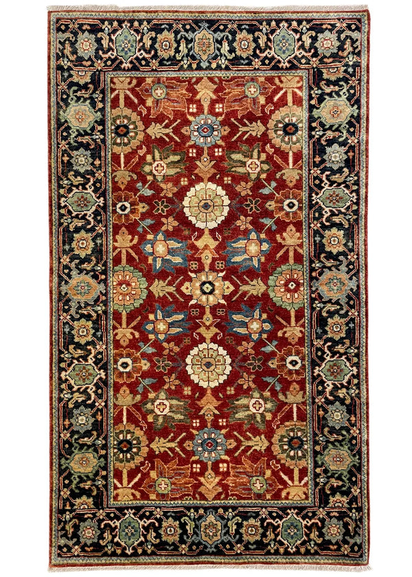 3'5"x5'1" Tabriz Hand Knotted