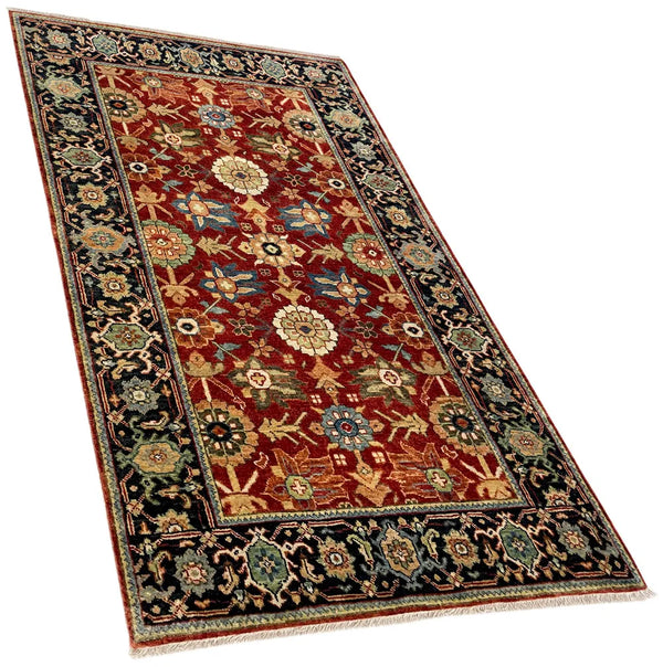 3'5"x5'1" Tabriz Hand Knotted
