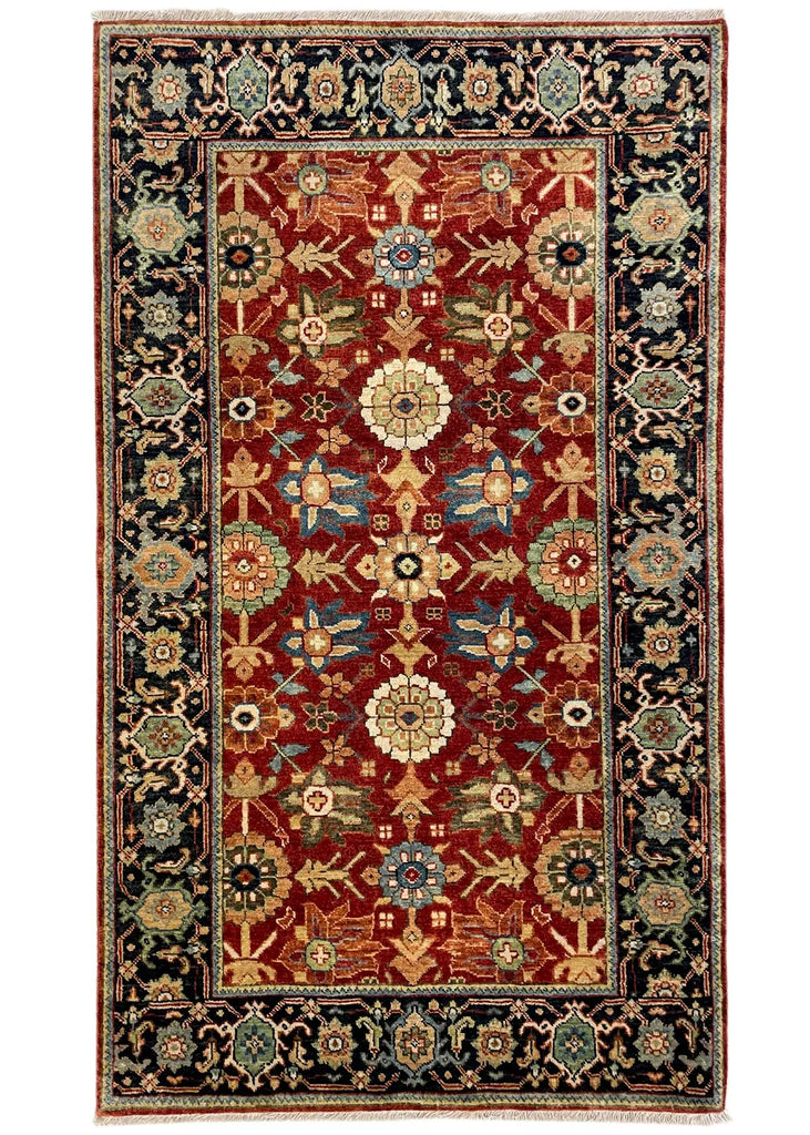 3'5"x5'1" Tabriz Hand Knotted