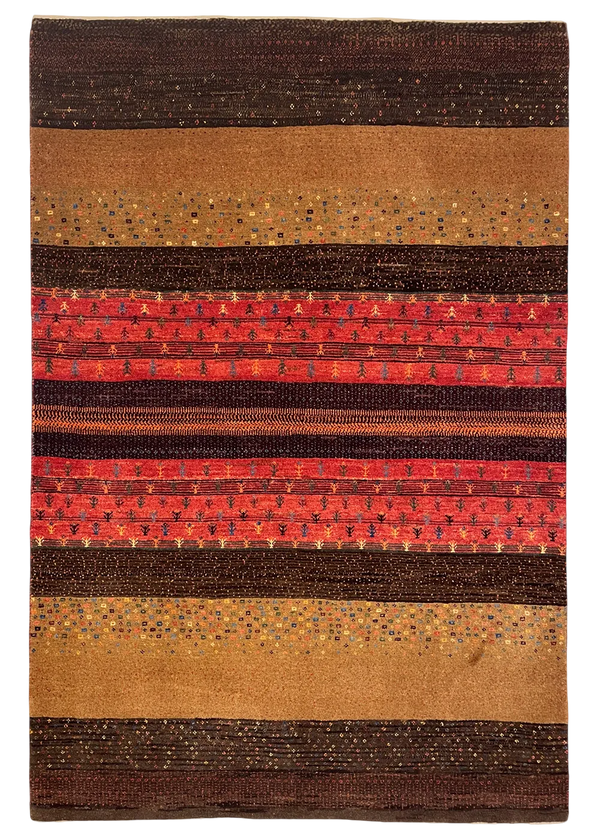 3'5"x5'2" Kashkuli Hand Knotted