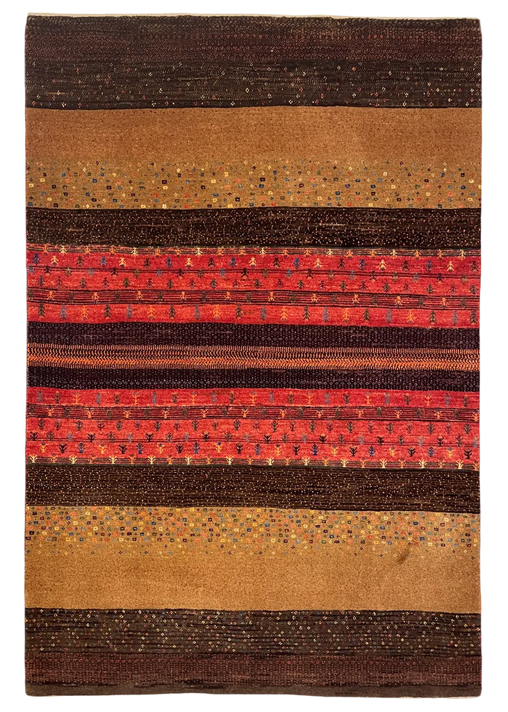 3'5"x5'2" Kashkuli Hand Knotted