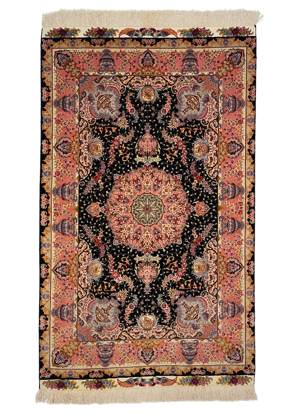 3'5"x5'6" Tabriz Hand Knotted