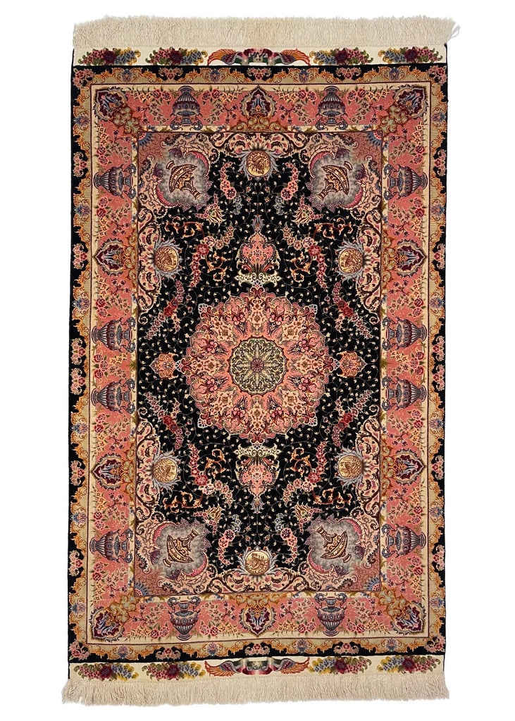 3'5"x5'6" Tabriz Hand Knotted