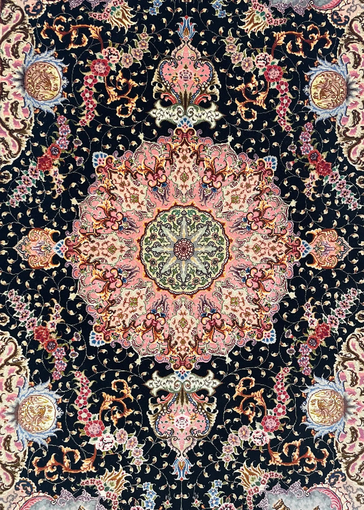 3'5"x5'6" Tabriz Hand Knotted