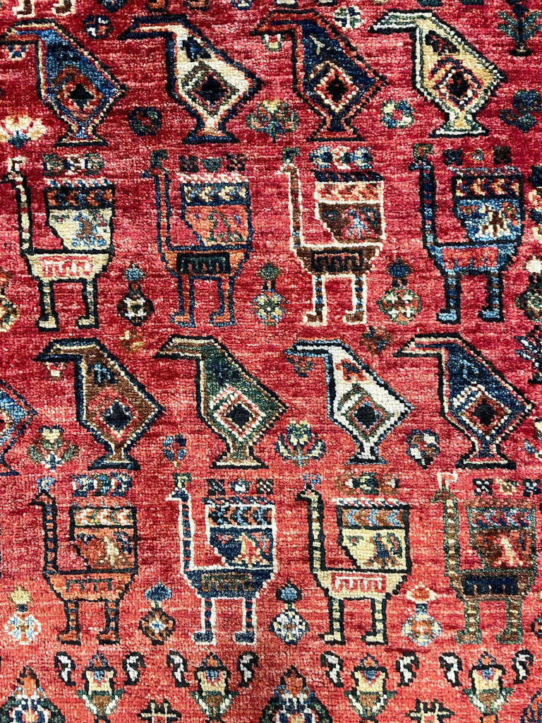 3'5"x5' Afghan-Ersari Hand Knotted