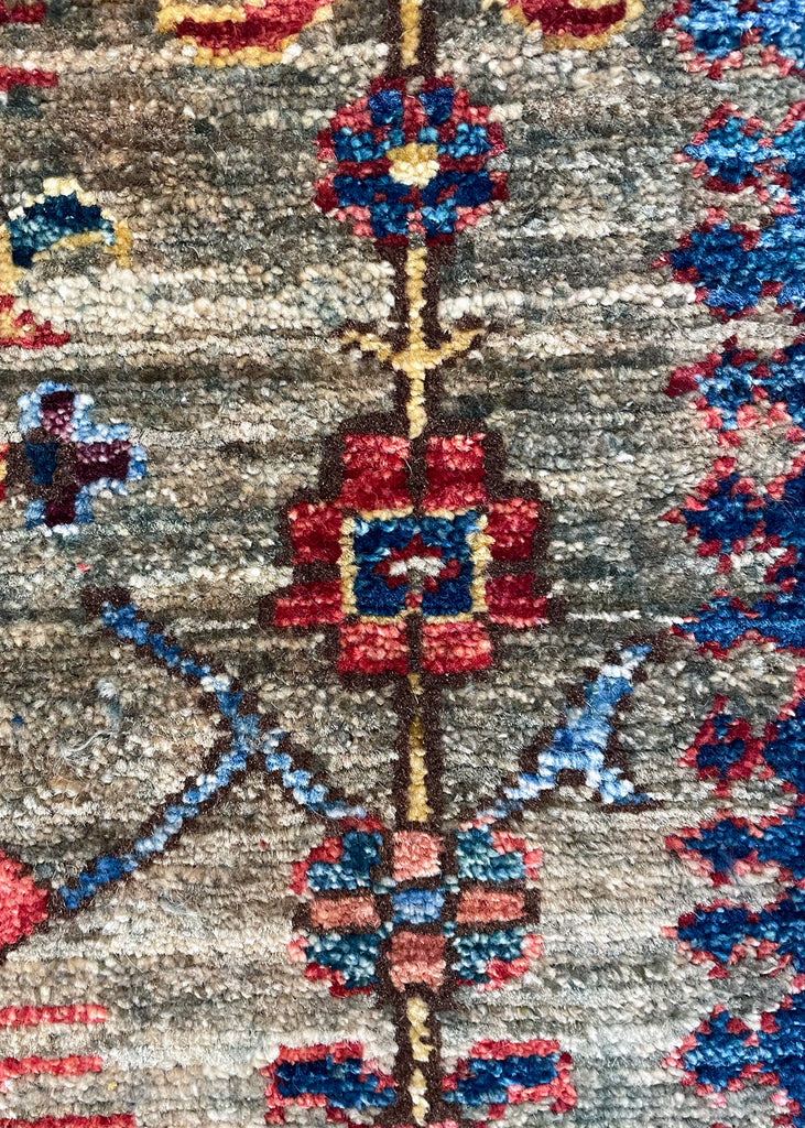 3'5"x5' Karaja Hand Knotted