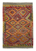 3'5"x5' Kilim Hand Woven