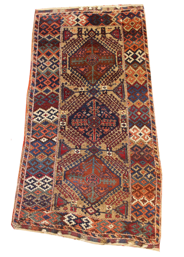3'5"x6'6" Yuruk Hand Knotted
