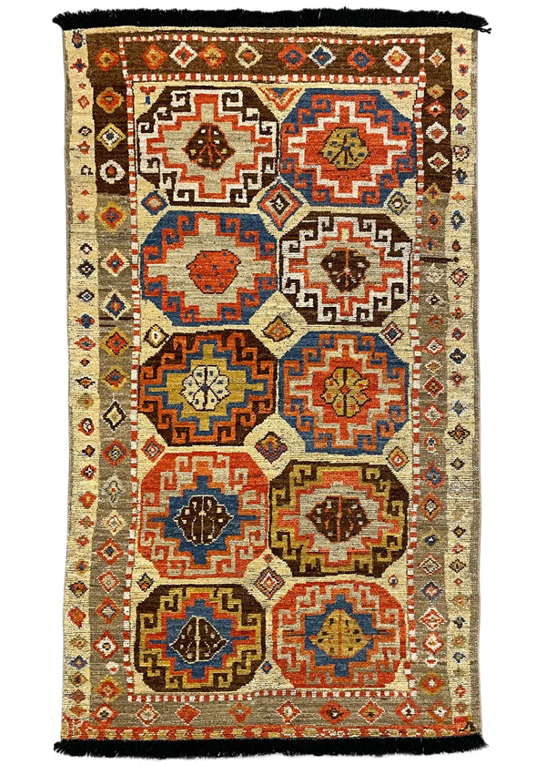 3'5"x6' Burano Kazak Hand Knotted