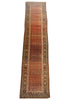 3'6"x14'6" Hamadan Hand Knotted