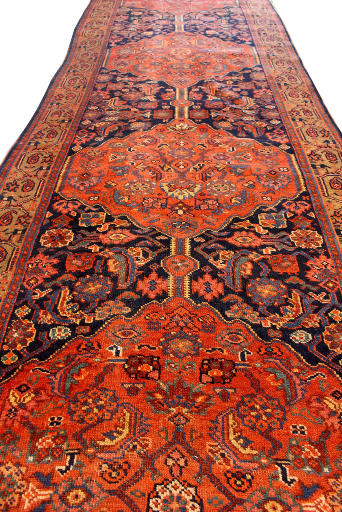 3'6"x15'7" Mishan Malayir (s) Hand Knotted