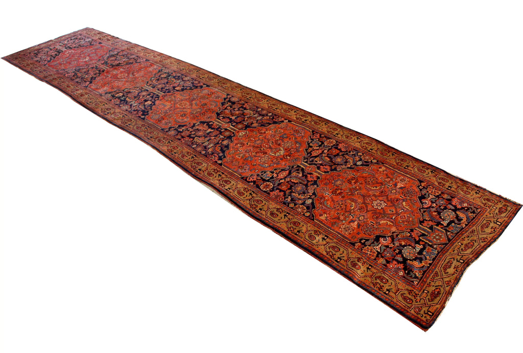 3'6"x15'7" Mishan Malayir (s) Hand Knotted