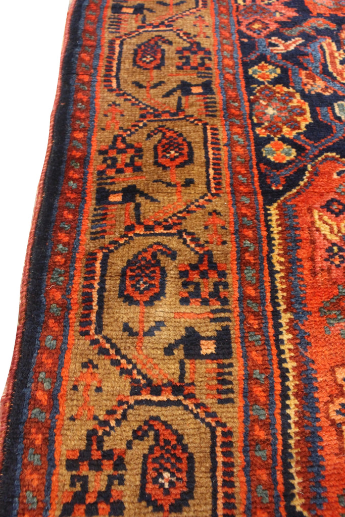 3'6"x15'7" Mishan Malayir (s) Hand Knotted