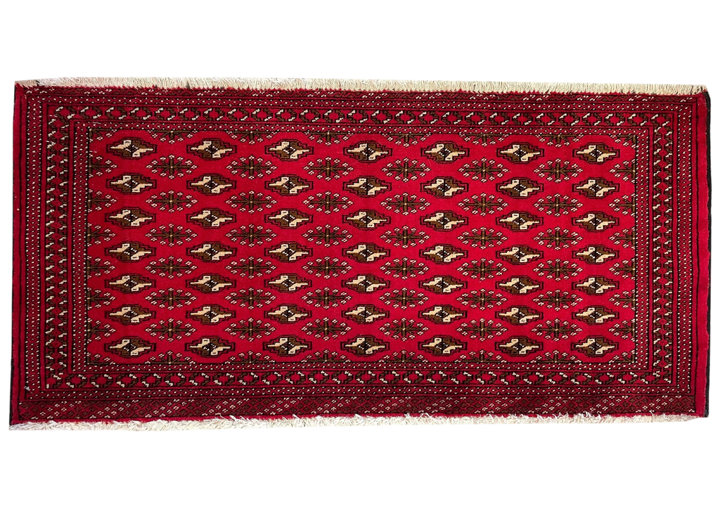 3'6"x1'7" Turkman Hand Knotted