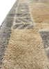 3'6"x3'10" Beni Ourain Hand Knotted