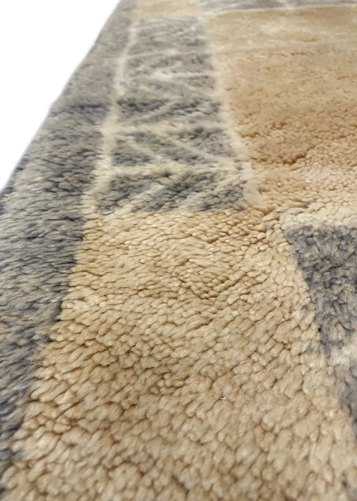 3'6"x3'10" Beni Ourain Hand Knotted